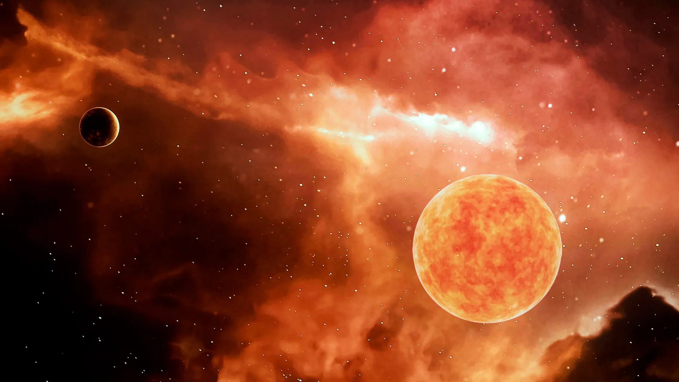 Artist's rendering of Mercury, the smallest and closest planet to the Sun. Interesting facts about Mercury: it has the most craters in the Solar System, no moons, and a thin exosphere.