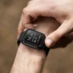 a person using a smart watch